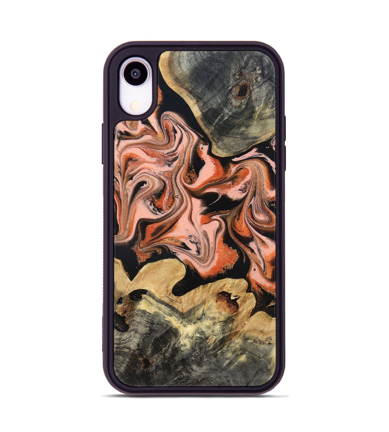 iPhone Xr Wood Phone Case - Ivy (Red, 831967)