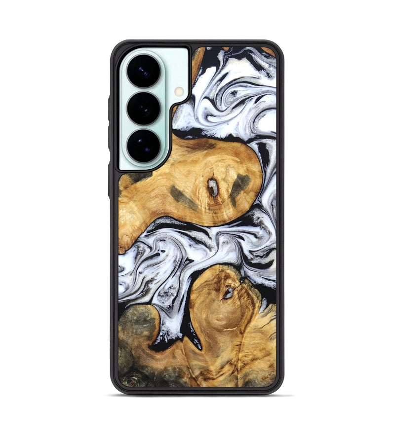 Galaxy S26 Plus Wood Phone Case - Gianni (Black & White, 831968)