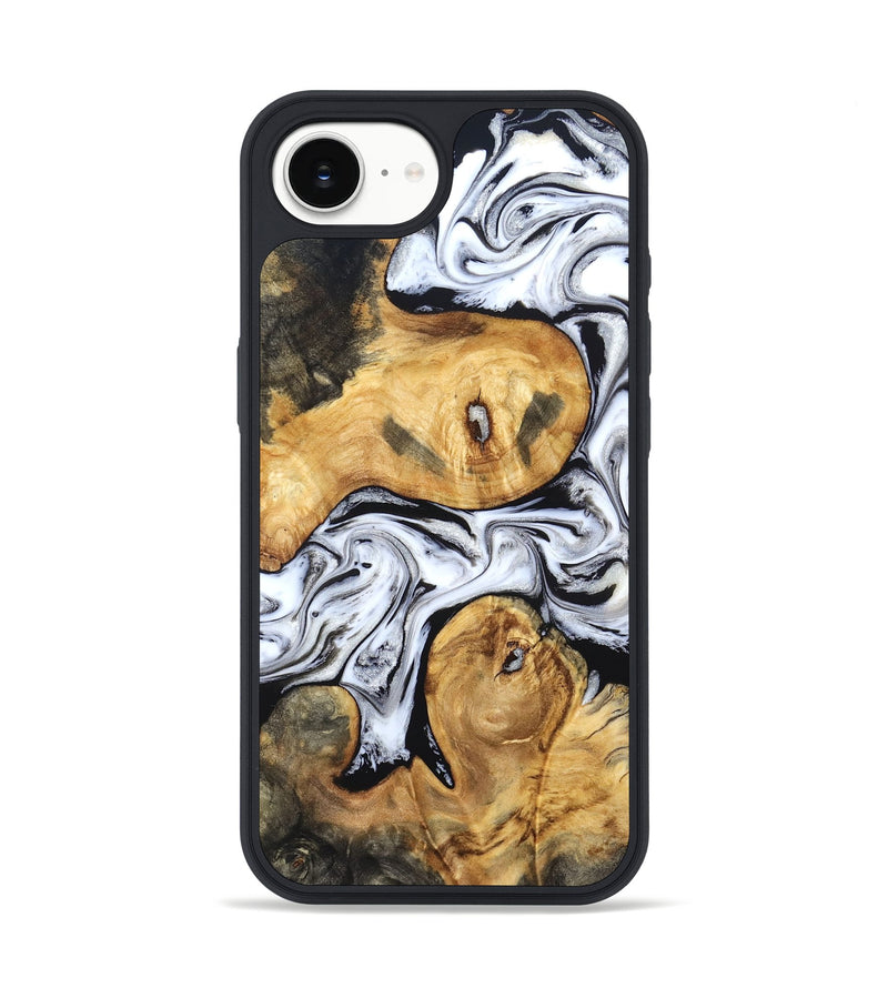iPhone 17e Wood Phone Case - Gianni (Black & White, 831968)