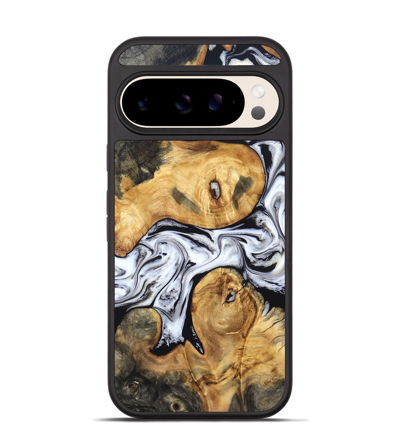 Pixel 10 Wood Phone Case - Gianni (Black & White, 831968)