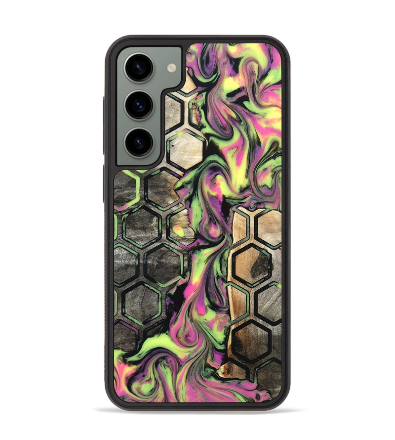 Galaxy S23 Plus Wood Phone Case - Carmine (Neon, 831978)