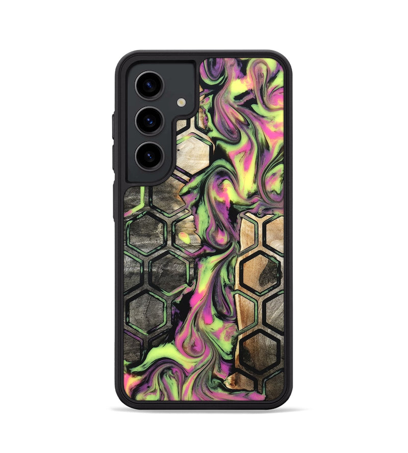 Galaxy S24 Wood Phone Case - Carmine (Neon, 831978)