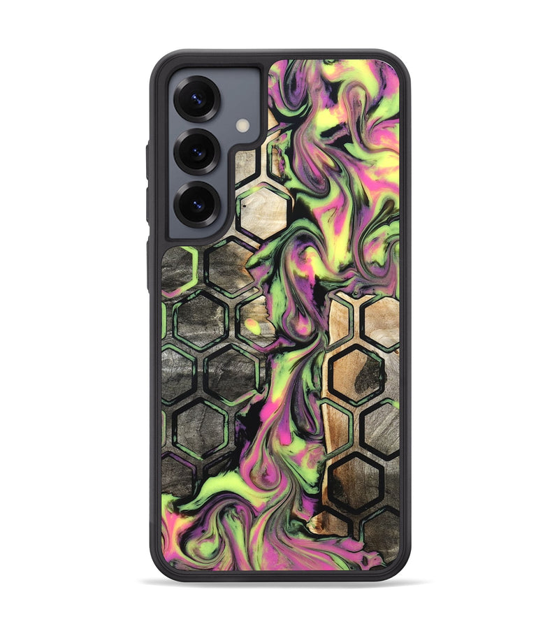 Galaxy S25 Plus Wood Phone Case - Carmine (Neon, 831978)