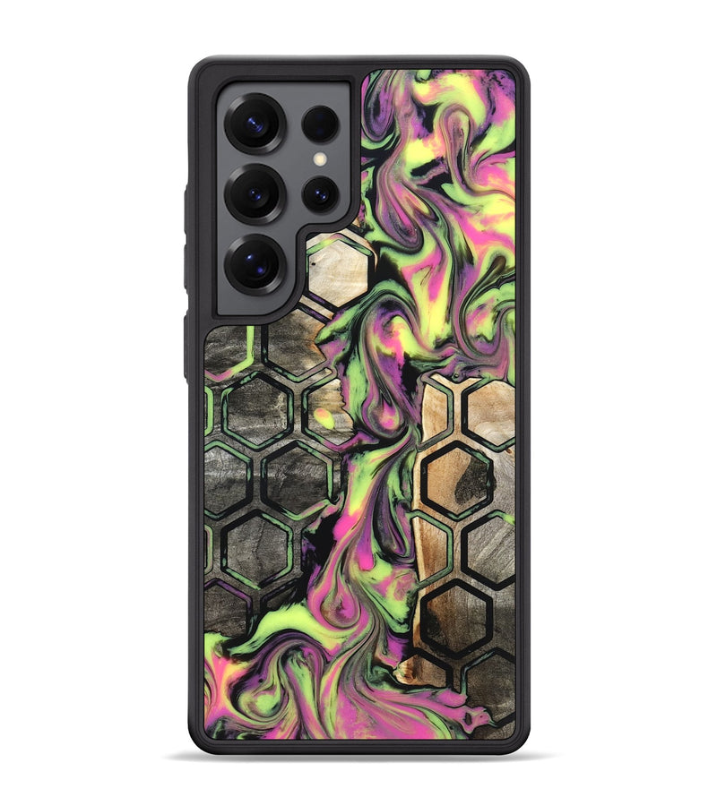 Galaxy S25 Ultra Wood Phone Case - Carmine (Neon, 831978)