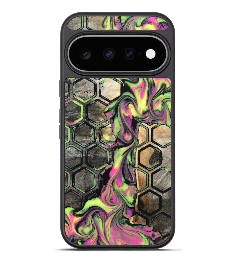 Pixel 11 Pro XL Wood Phone Case - Carmine (Neon, 831978)
