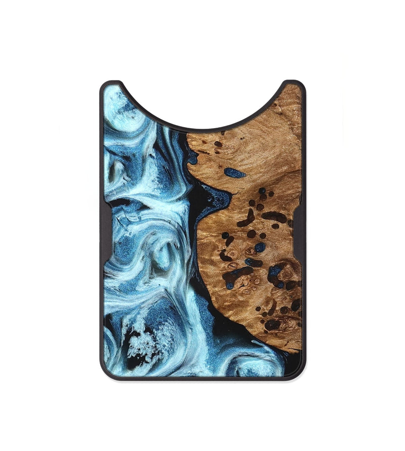 Alloy Wood Wallet - Mark (Blue, 831980)