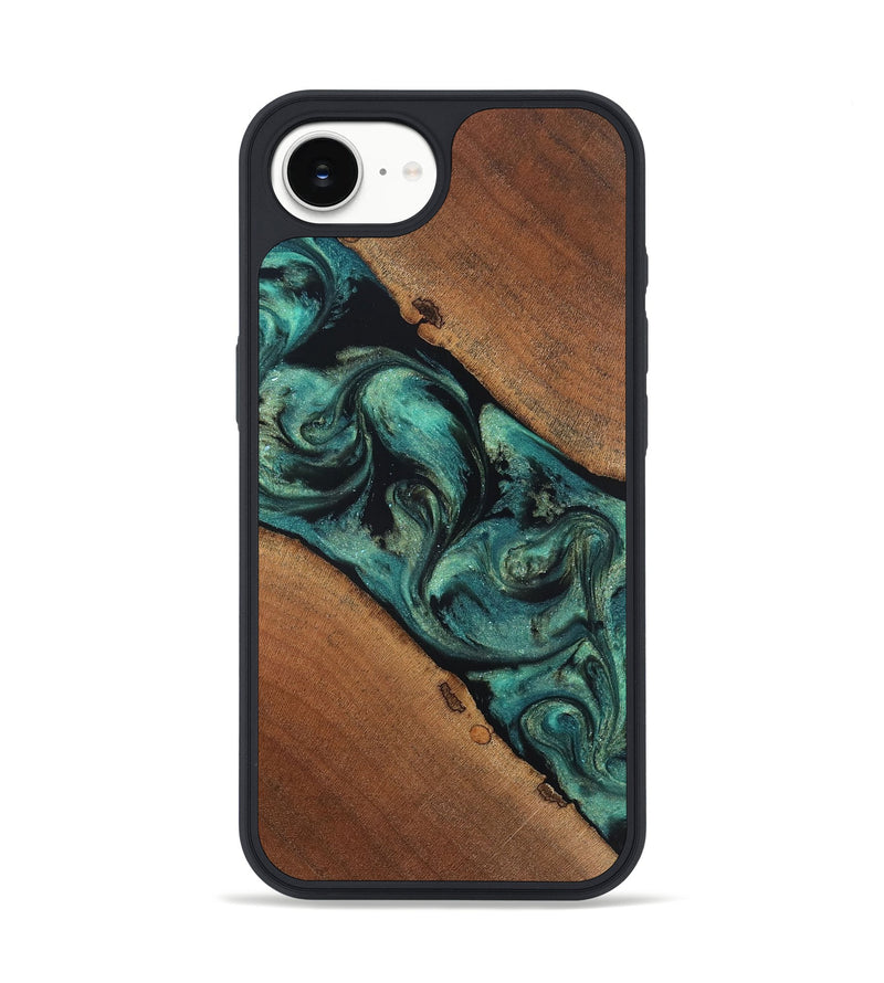 iPhone 17e Wood Phone Case - Avah (Green, 831983)