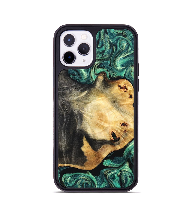iPhone 11 Pro Wood Phone Case - Dion (Green, 831984)