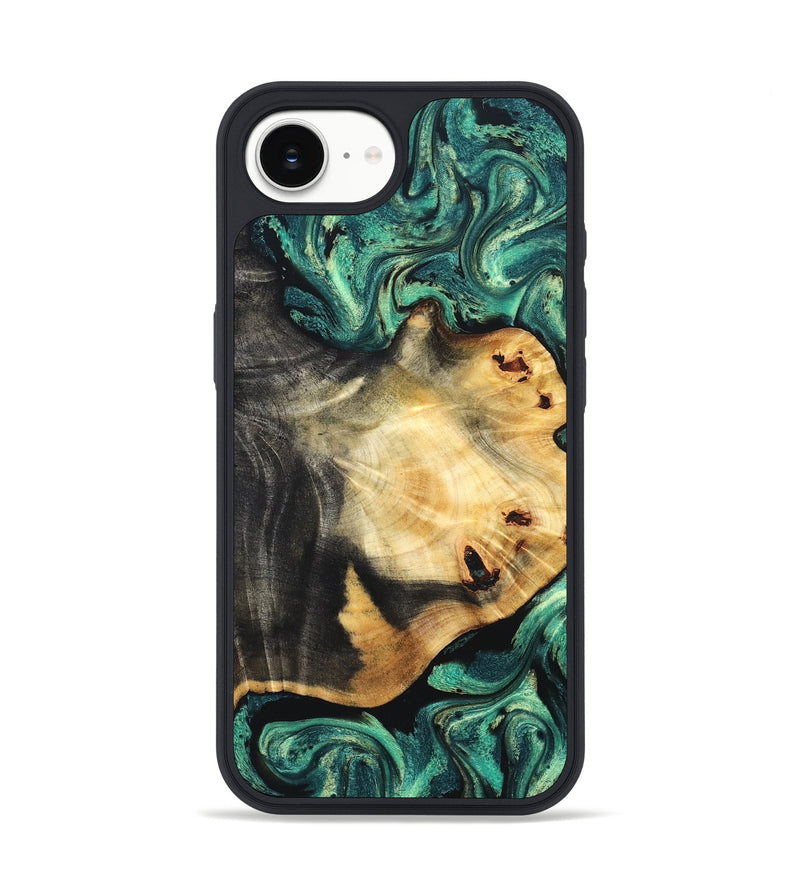 iPhone 16e Wood Phone Case - Dion (Green, 831984)