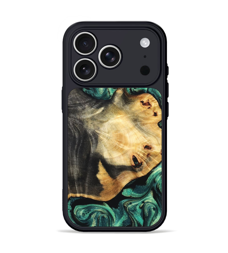 iPhone 17 Pro Wood Phone Case - Dion (Green, 831984)