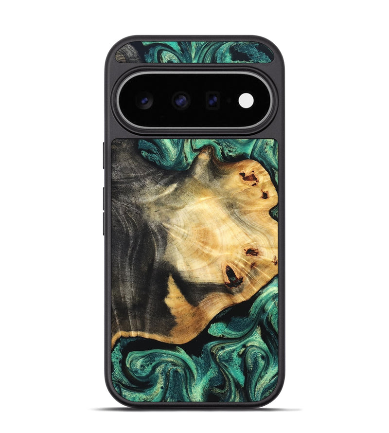 Pixel 11 Pro Wood Phone Case - Dion (Green, 831984)