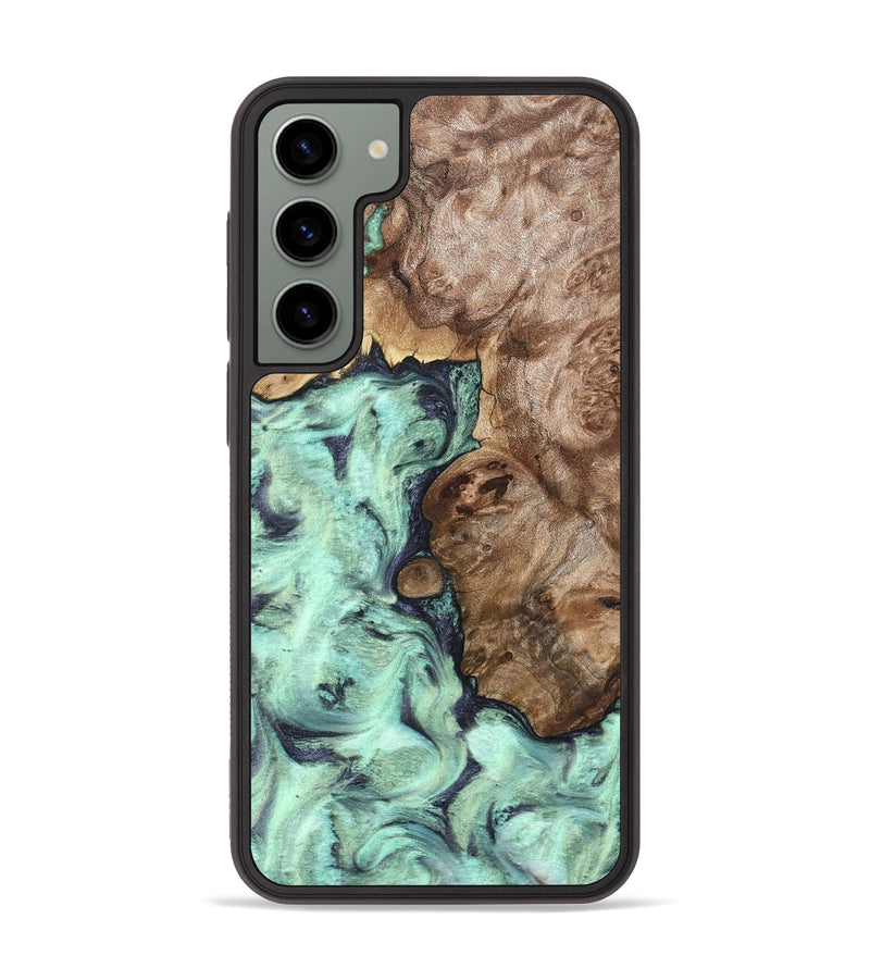 Galaxy S23 Plus Wood Phone Case - Onyx (Green, 831986)