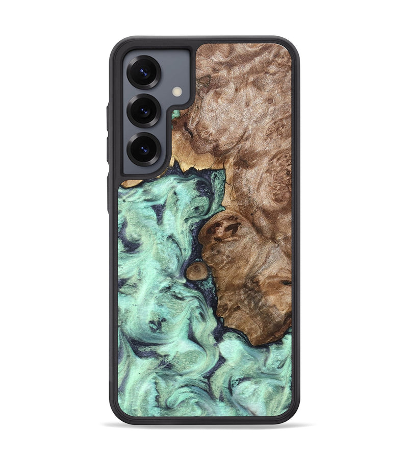 Galaxy S25 Plus Wood Phone Case - Onyx (Green, 831986)