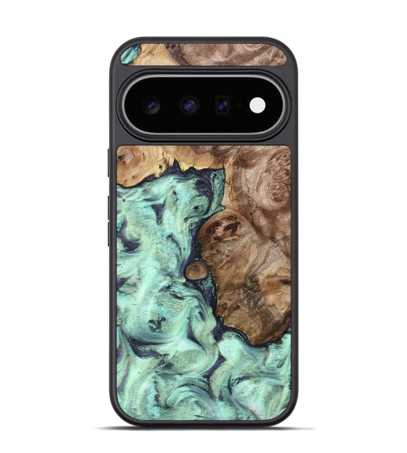 Pixel 11 Pro Wood Phone Case - Onyx (Green, 831986)