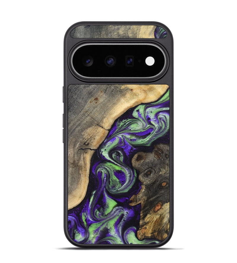 Pixel 11 Pro Wood Phone Case - Cecily (Purple, 831988)