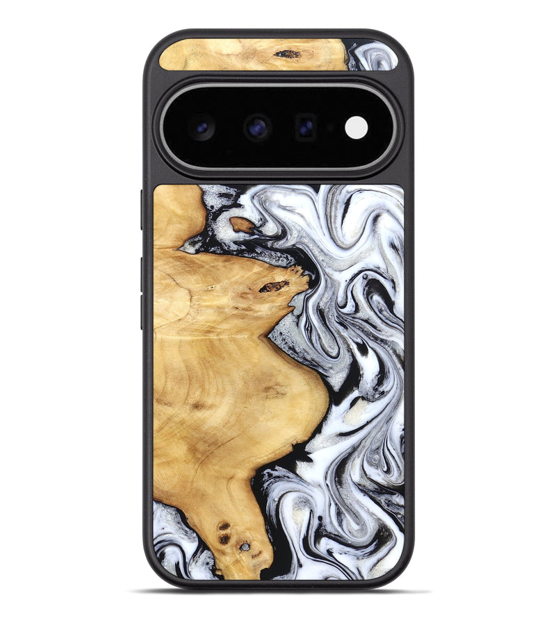 Pixel 11 Pro XL Wood Phone Case - Daija (Black & White, 831993)
