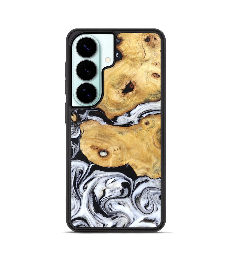 Galaxy S26 Wood Phone Case - Starla (Black & White, 831994)