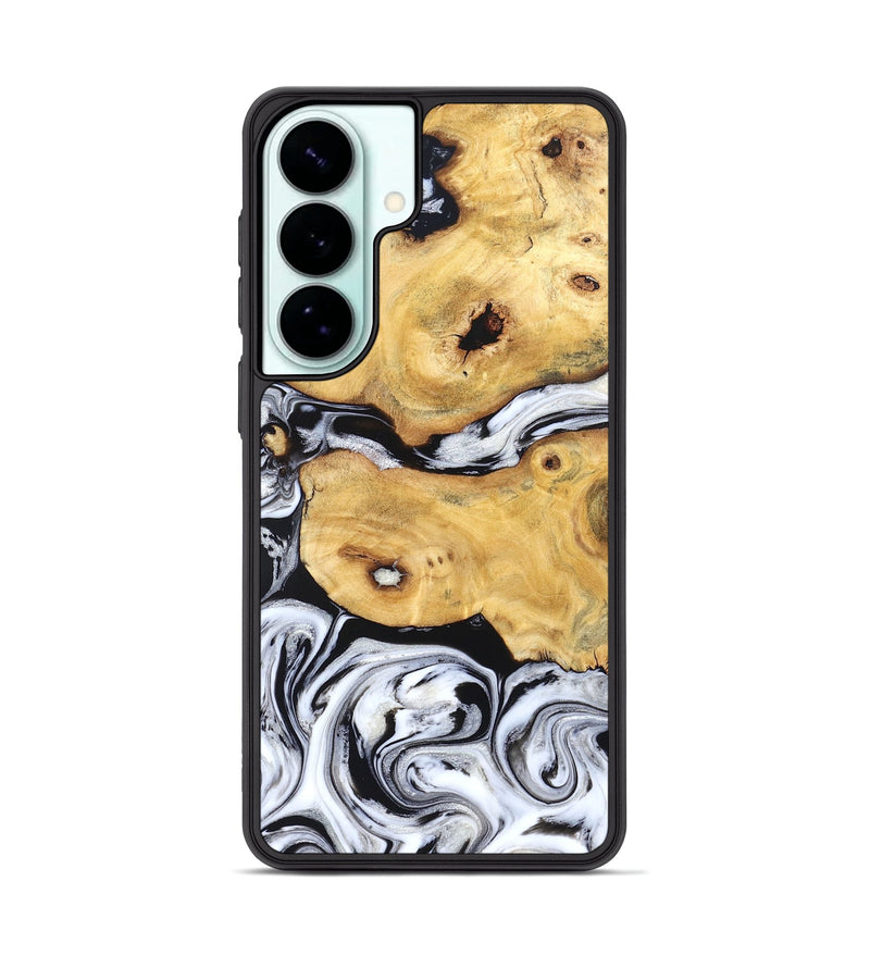 Galaxy S26 Plus Wood Phone Case - Starla (Black & White, 831994)