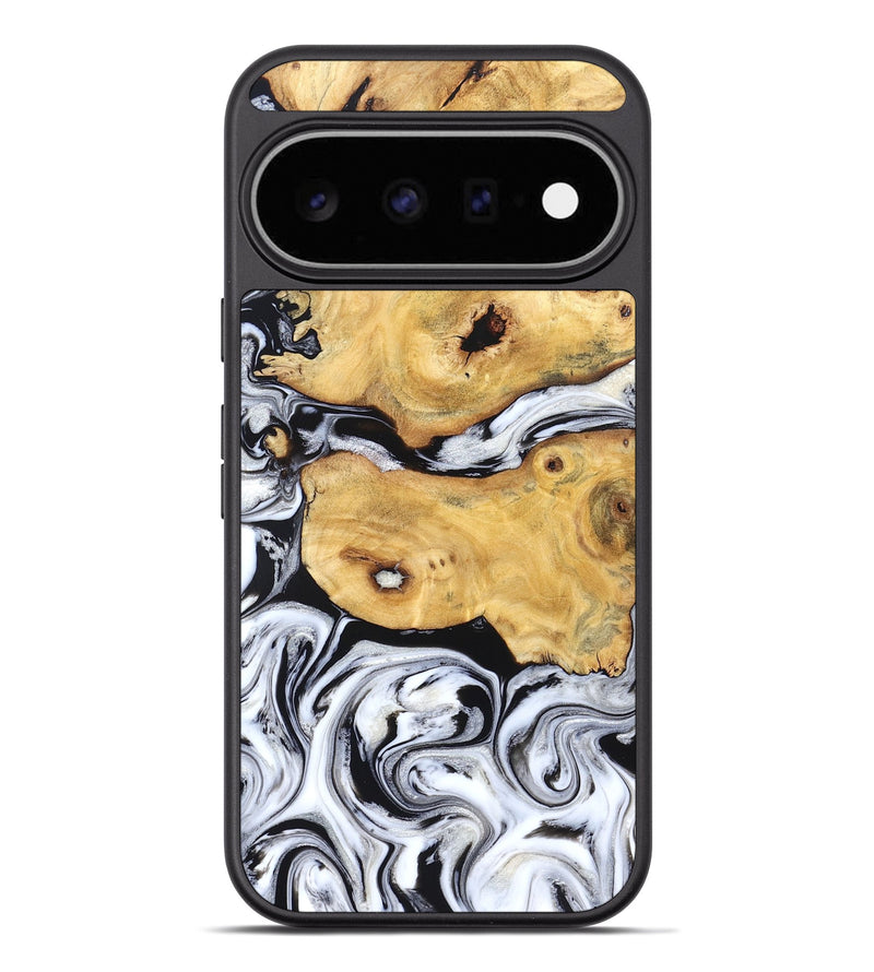 Pixel 11 Pro XL Wood Phone Case - Starla (Black & White, 831994)