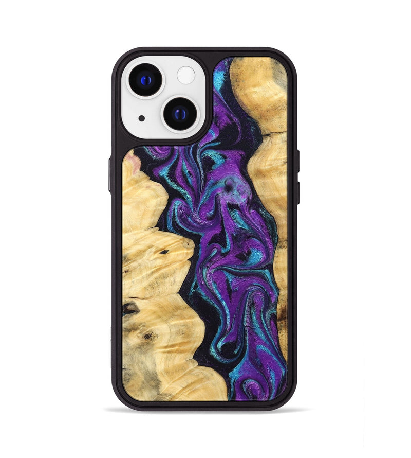 iPhone 13 Wood Phone Case - Lutie (Purple, 831995)