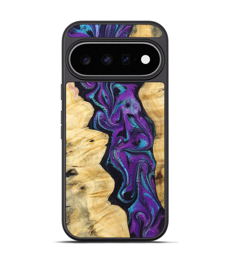 Pixel 11 Pro Wood Phone Case - Lutie (Purple, 831995)