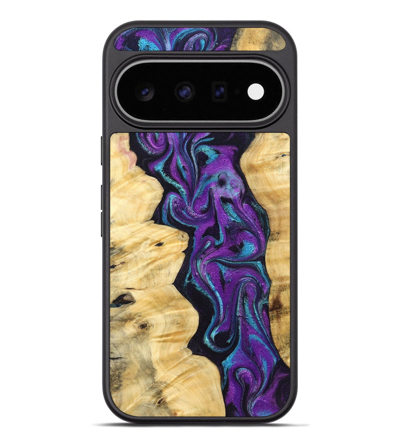 Pixel 11 Pro XL Wood Phone Case - Lutie (Purple, 831995)