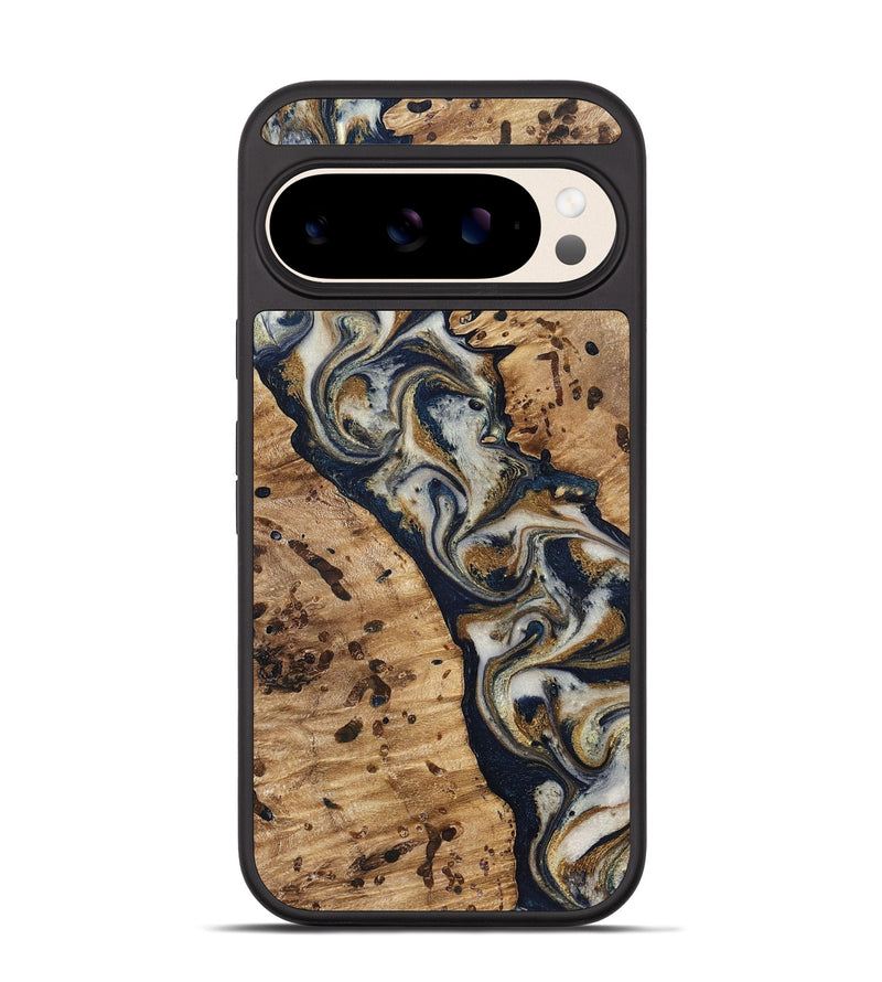 Pixel 10 Wood Phone Case - Irwin (Teal & Gold, 831998)