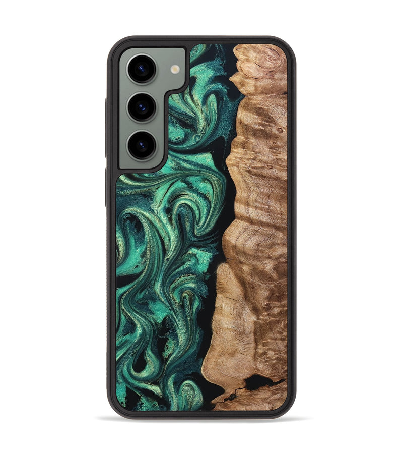 Galaxy S23 Plus Wood Phone Case - Santana (Green, 831999)