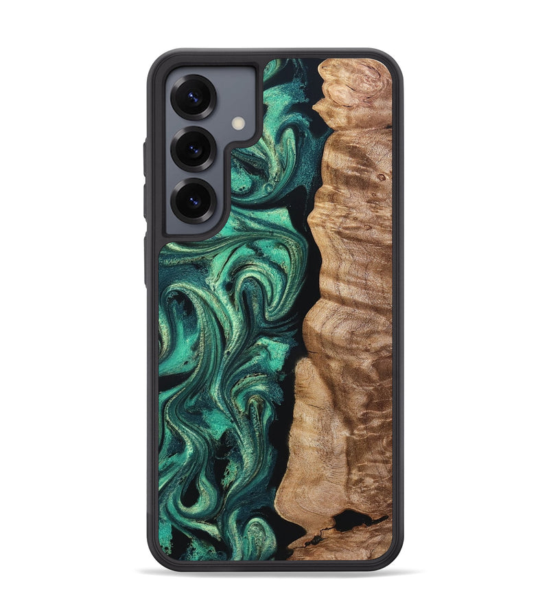 Galaxy S25 Plus Wood Phone Case - Santana (Green, 831999)