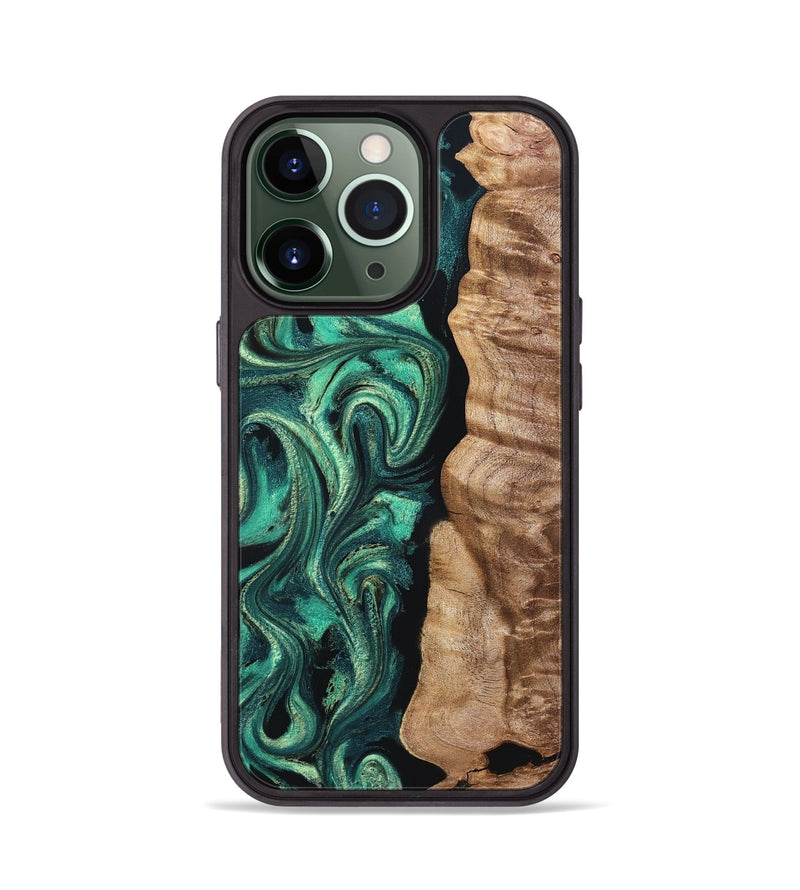 iPhone 13 Pro Wood Phone Case - Santana (Green, 831999)