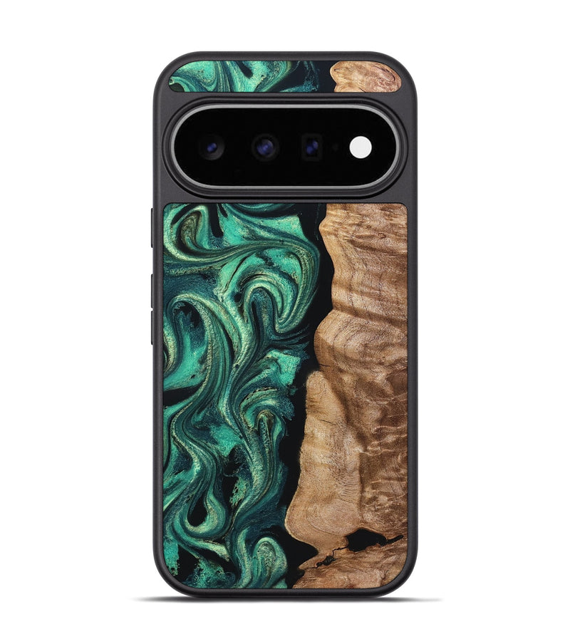 Pixel 11 Pro Wood Phone Case - Santana (Green, 831999)