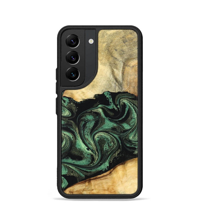 Galaxy S22 Wood Phone Case - Briella (Green, 832000)