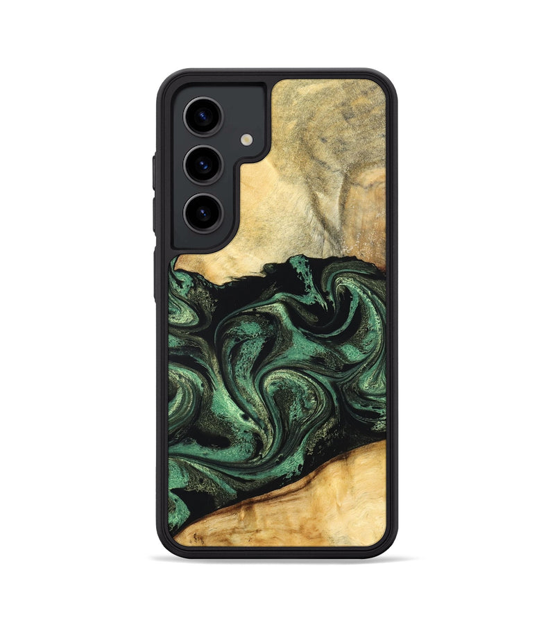 Galaxy S24 Wood Phone Case - Briella (Green, 832000)