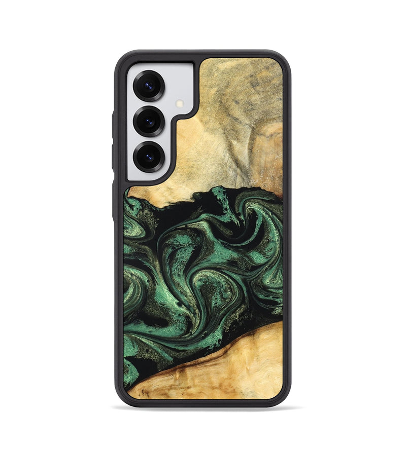 Galaxy S25 Wood Phone Case - Briella (Green, 832000)