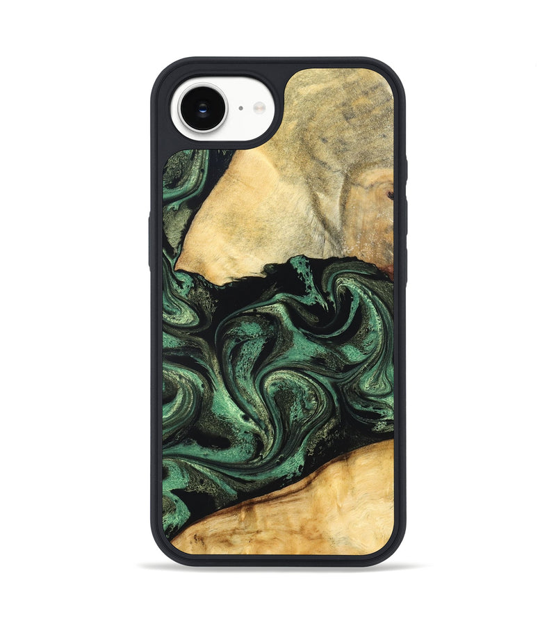 iPhone 17e Wood Phone Case - Briella (Green, 832000)