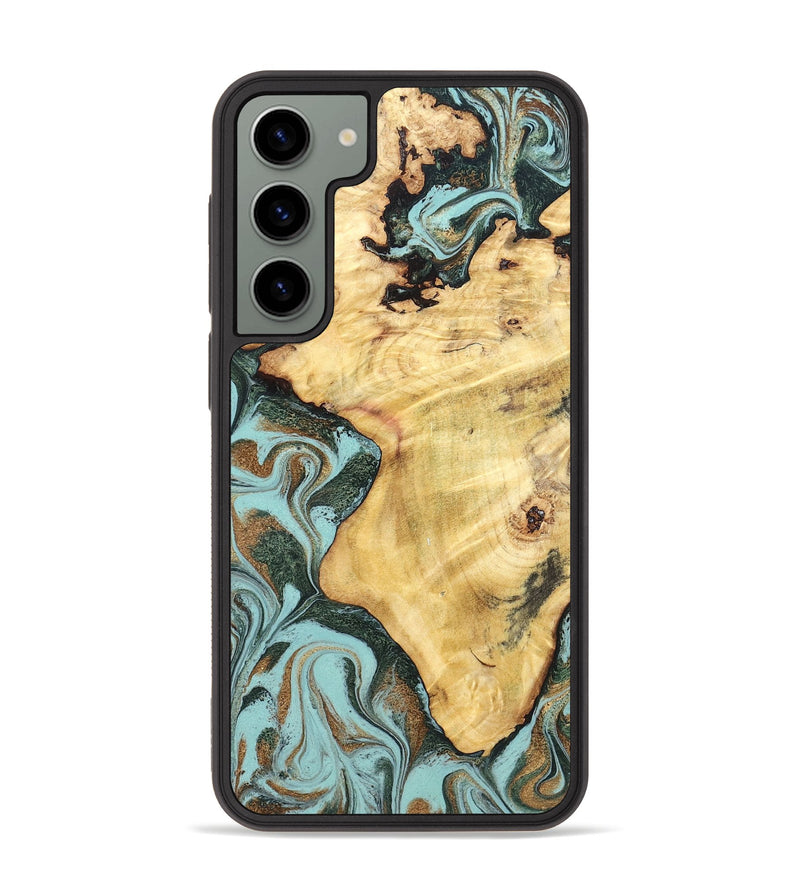 Galaxy S23 Plus Wood Phone Case - Toccara (Green, 832001)