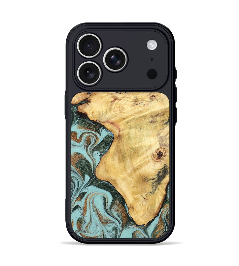iPhone 17 Pro Wood Phone Case - Toccara (Green, 832001)