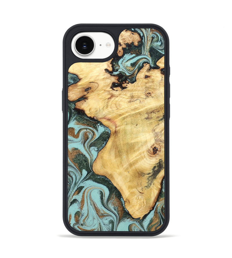 iPhone 17e Wood Phone Case - Toccara (Green, 832001)