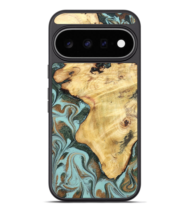 Pixel 11 Pro XL Wood Phone Case - Toccara (Green, 832001)