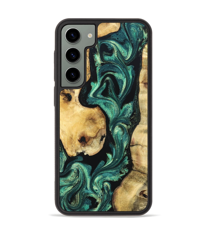 Galaxy S23 Plus Wood Phone Case - Johana (Green, 832002)