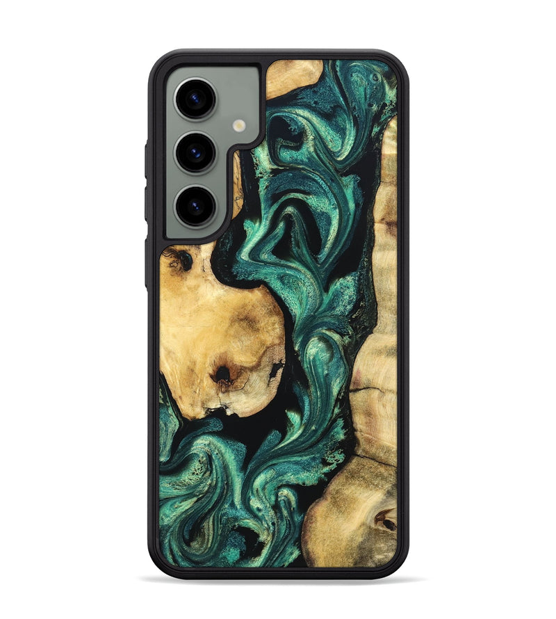 Galaxy S24 Plus Wood Phone Case - Johana (Green, 832002)