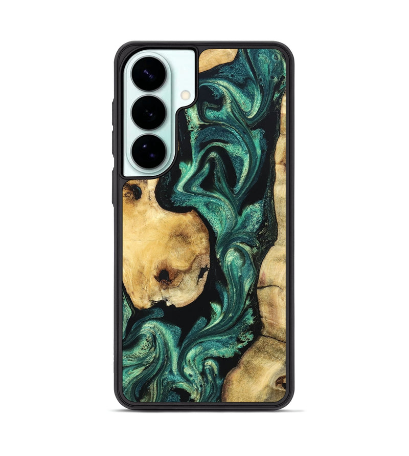 Galaxy S26 Plus Wood Phone Case - Johana (Green, 832002)