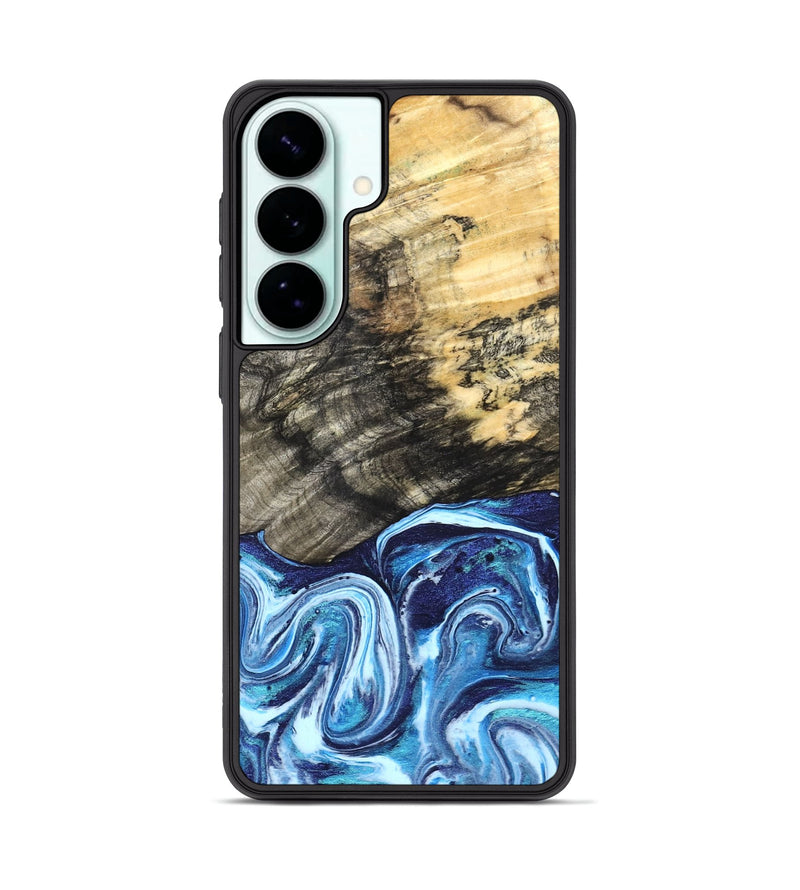 Galaxy S26 Plus Wood Phone Case - Aleyna (Blue, 832003)