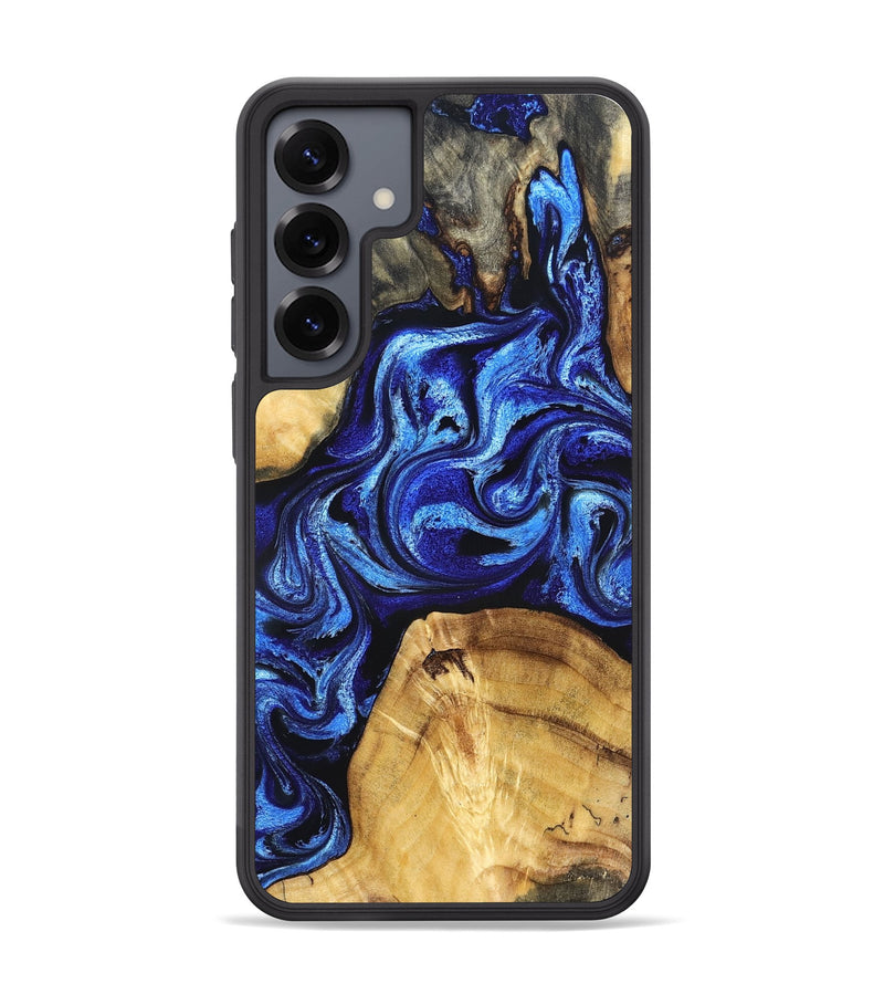 Galaxy S25 Plus Wood Phone Case - Amaya (Blue, 832004)