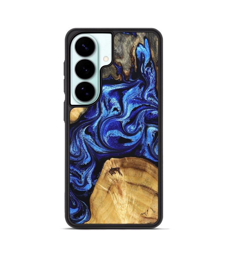 Galaxy S26 Wood Phone Case - Amaya (Blue, 832004)