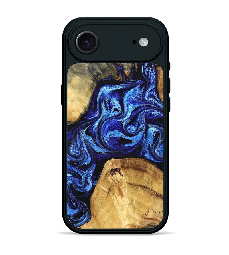 iPhone 17 Air Wood Phone Case - Amaya (Blue, 832004)