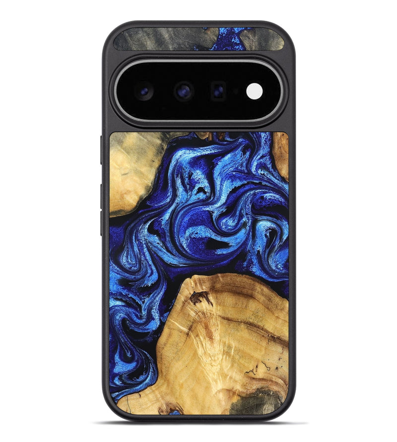 Pixel 11 Pro XL Wood Phone Case - Amaya (Blue, 832004)