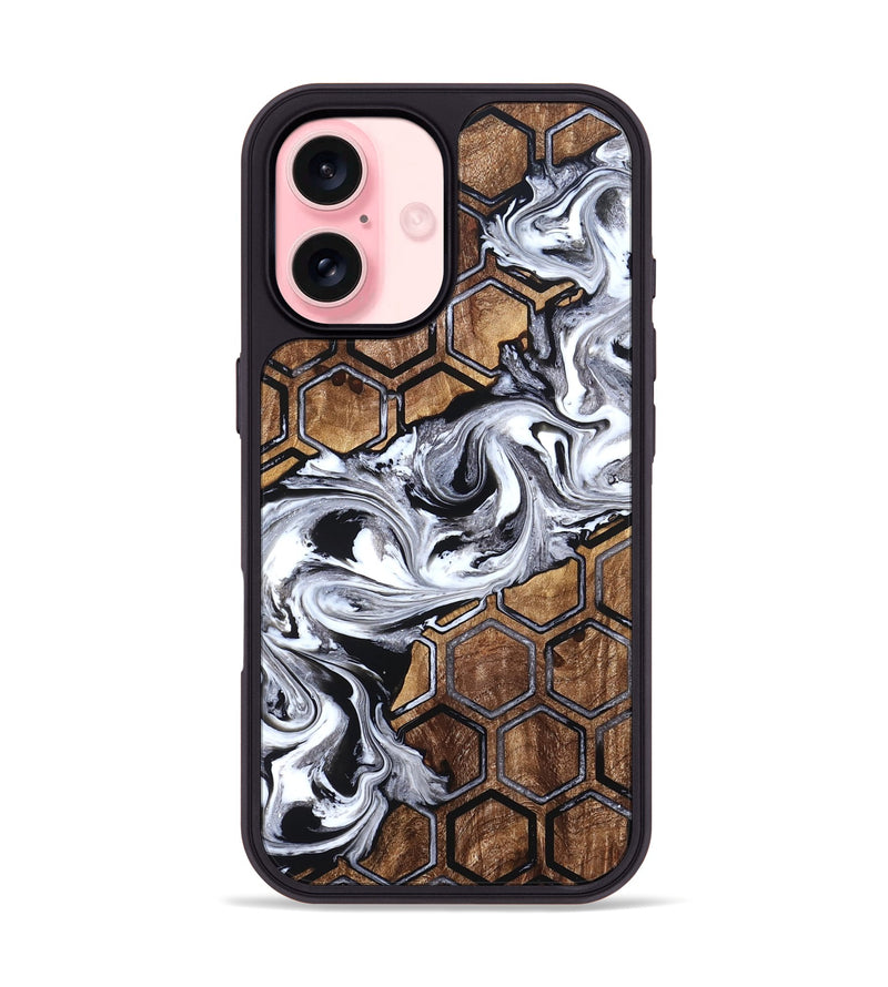 iPhone 16 Wood Phone Case - Daria (Pattern, 832005)