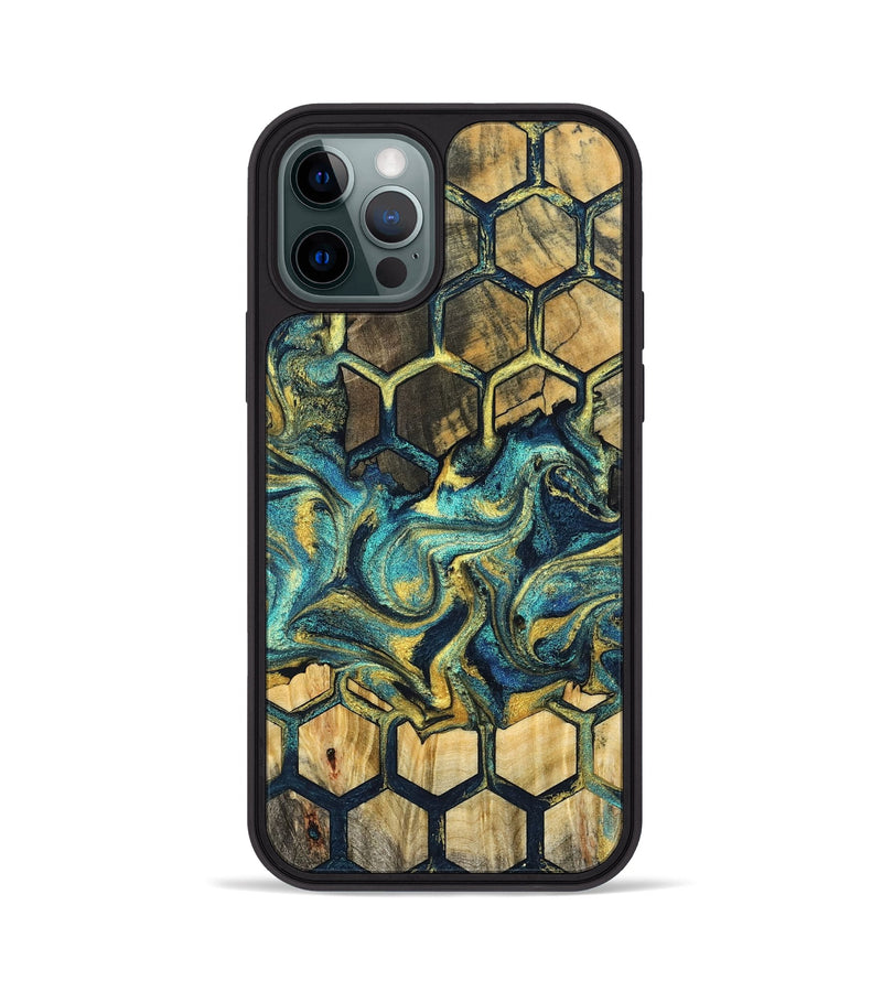 iPhone 12 Pro Wood Phone Case - Mellie (Pattern, 832006)