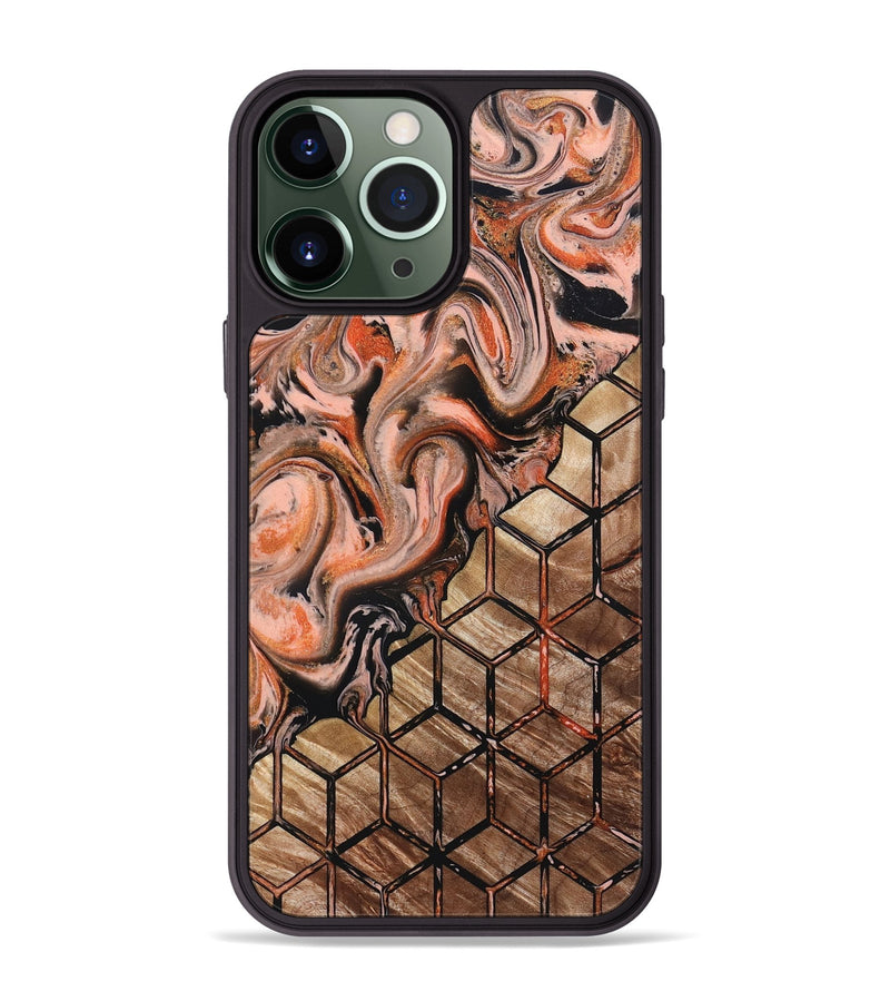 iPhone 13 Pro Max Wood Phone Case - Amelia (Pattern, 832008)